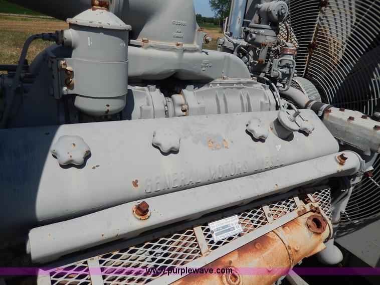 image for item I4391 General Motors portable diesel generator