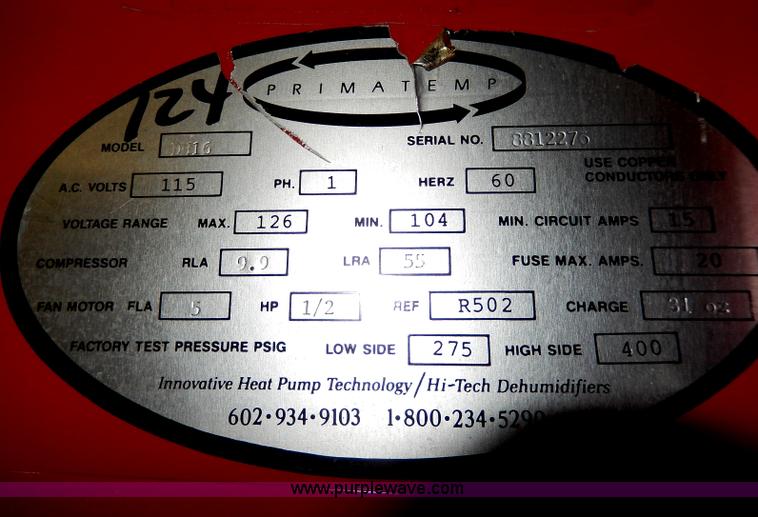image for item AS9307 (9) dehumidifiers