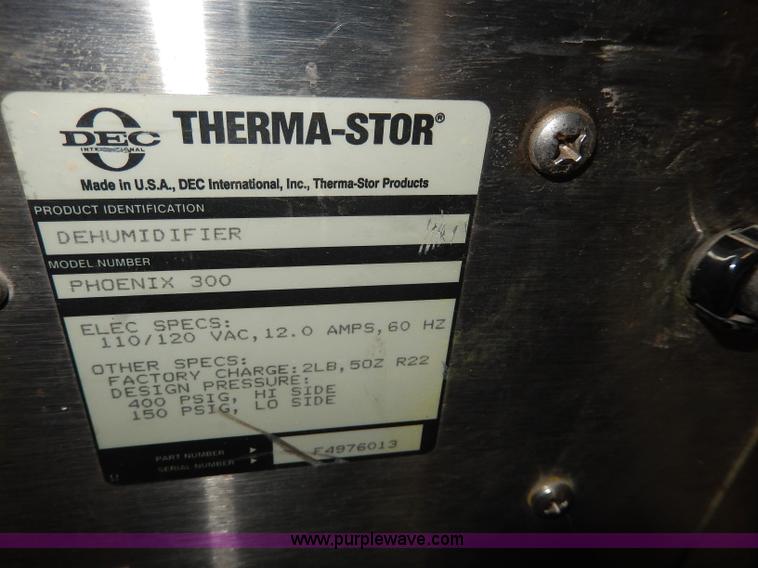 image for item AS9343 (4) Phoenix high capacity dehumidifiers