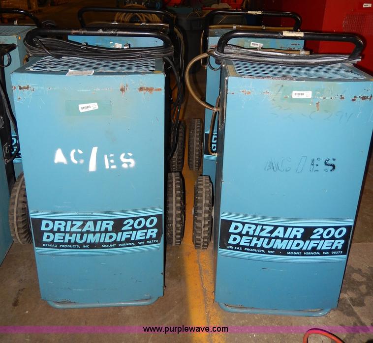 image for item AS9366 (5) Drieaz DrizAir 200 dehumidifiers