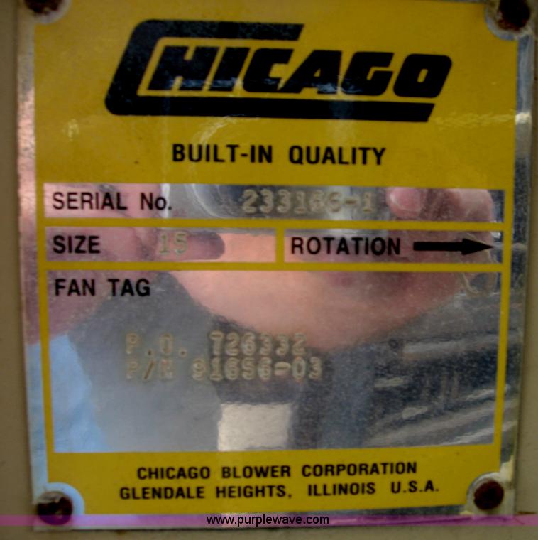 image for item B6419 1999 Cargoaire desiccant honeycombe dehumidifier