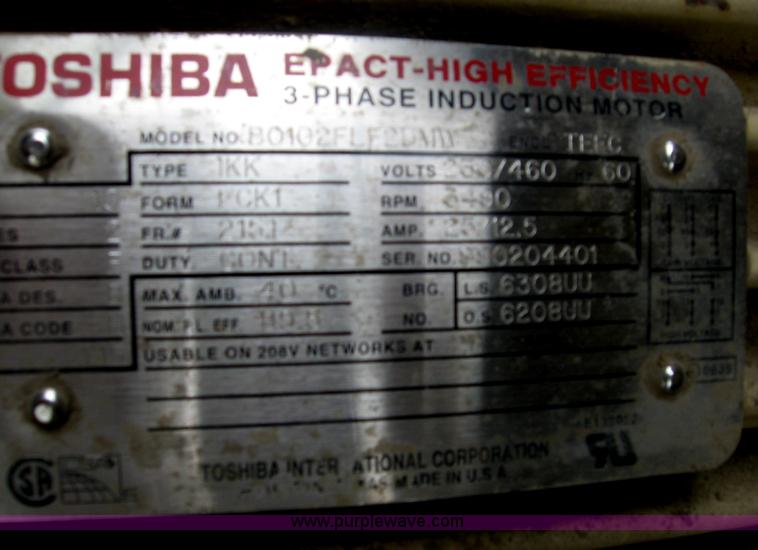 image for item B6419 1999 Cargoaire desiccant honeycombe dehumidifier