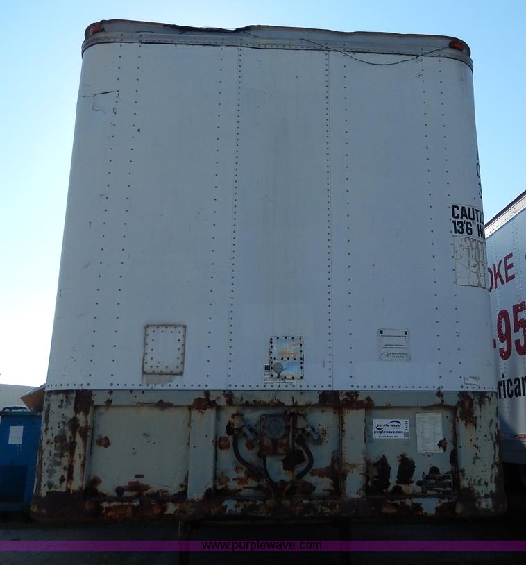 image for item I4424 1986 Fruehauf 48' dry van trailer