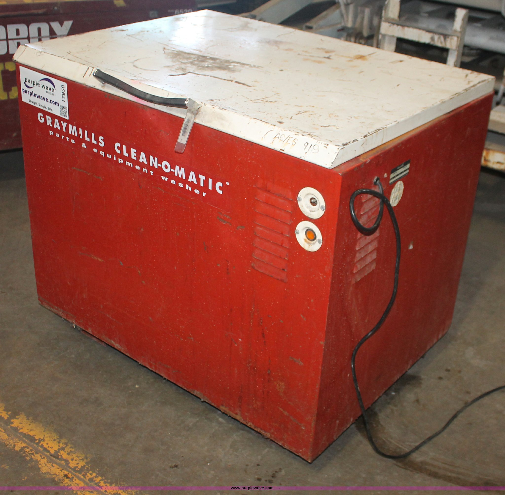 Graymills CleanoMatic parts washer in Kansas City, MO Item I7950