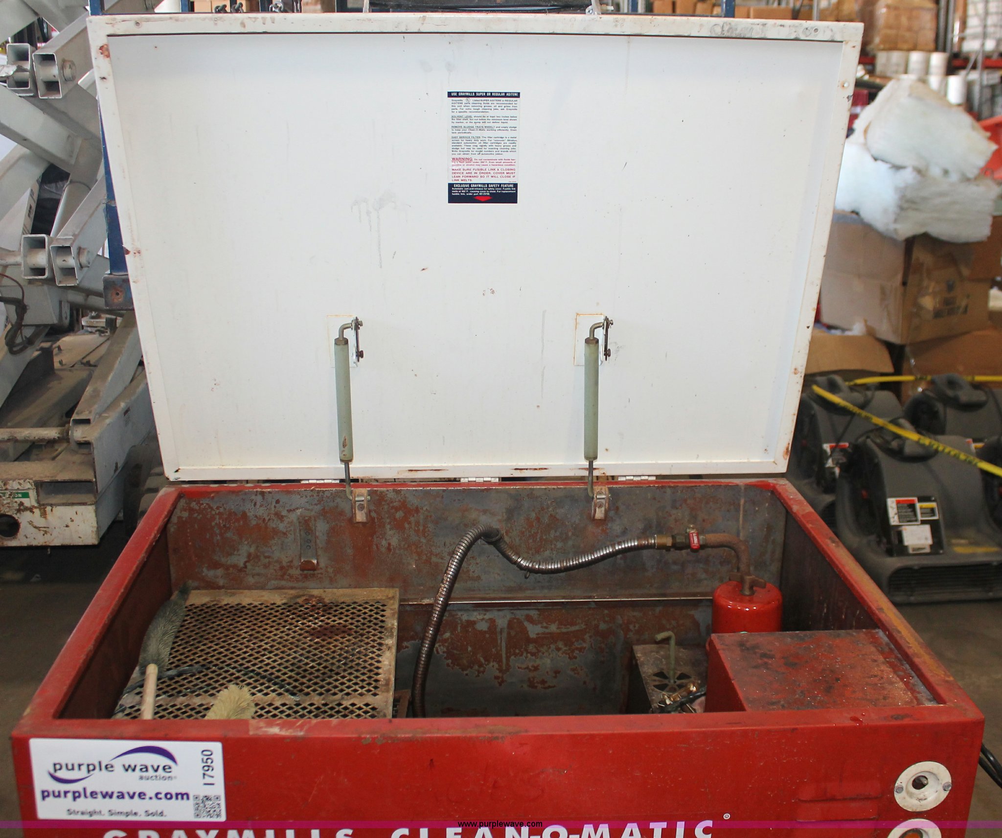 Graymills CleanoMatic parts washer in Kansas City, MO Item I7950