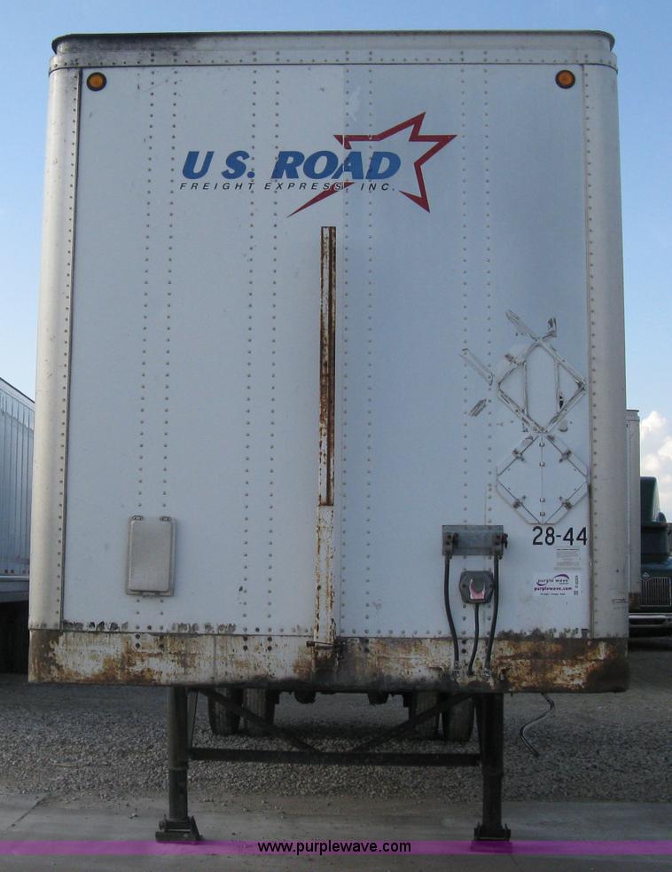 image for item D8289 1995 Wabash 28' dry van trailer