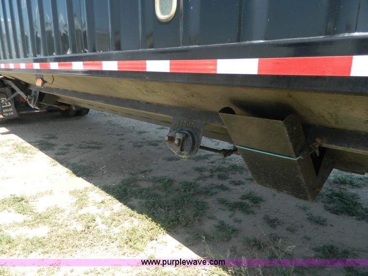 image for item G7955 2009 Neville steel double hopper grain trailer