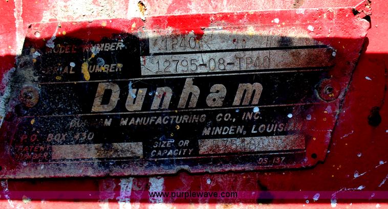 image for item H6712 1980 Dunham flatbed trailer