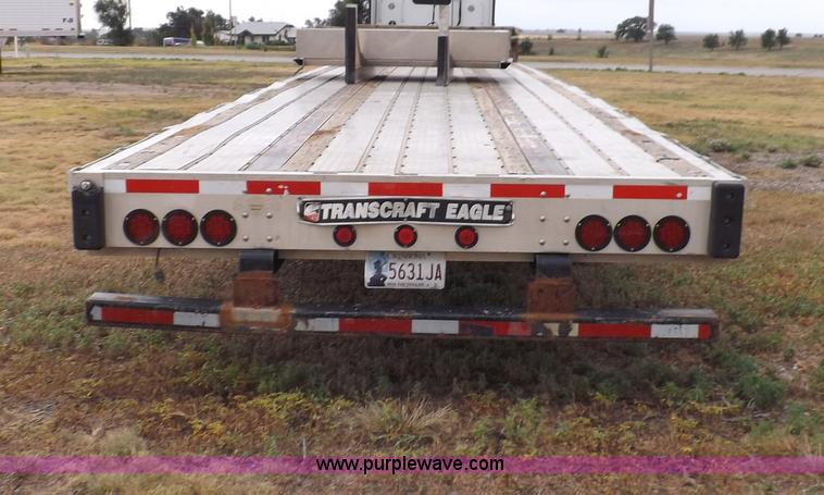 image for item I7689 2003 Transcraft Eagle step deck trailer