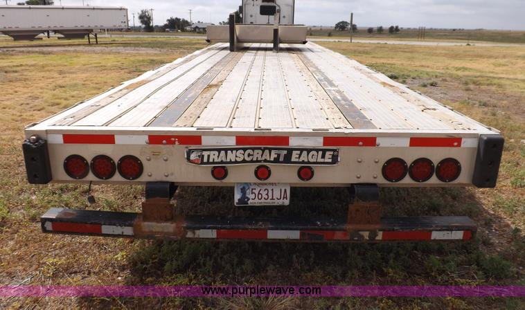 image for item I7689 2003 Transcraft Eagle step deck trailer