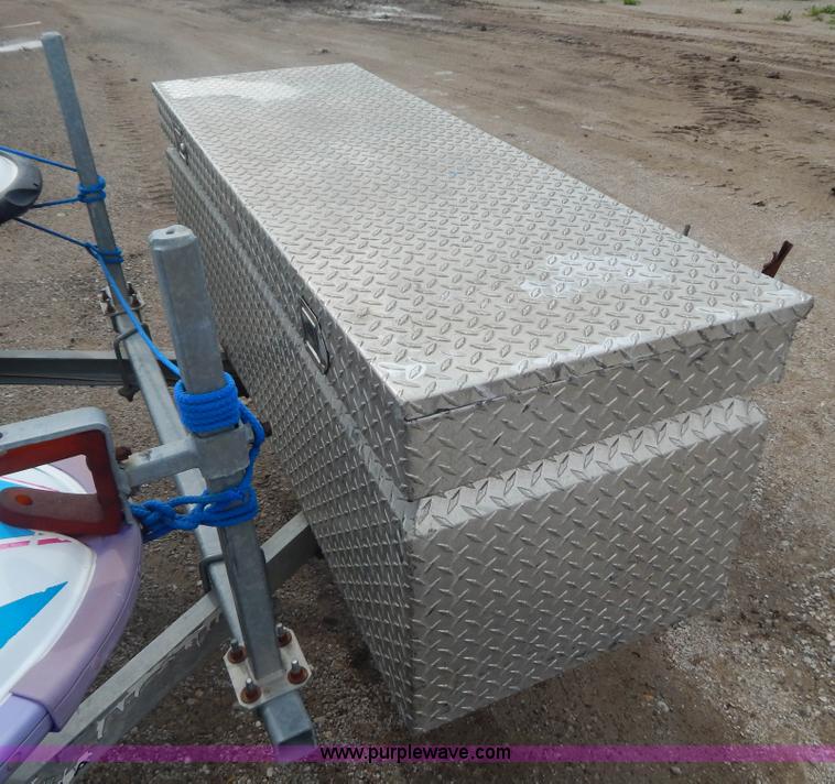 image for item AE9861 Two personal watercrafts and trailer