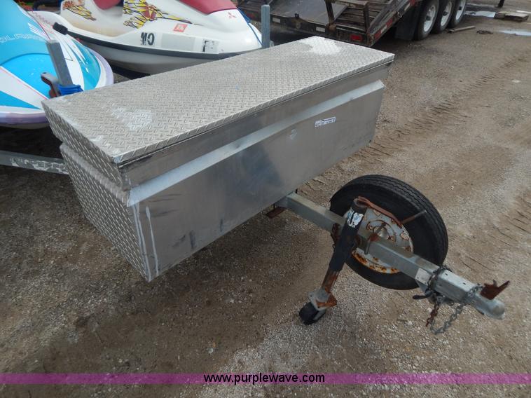 image for item AE9861 Two personal watercrafts and trailer