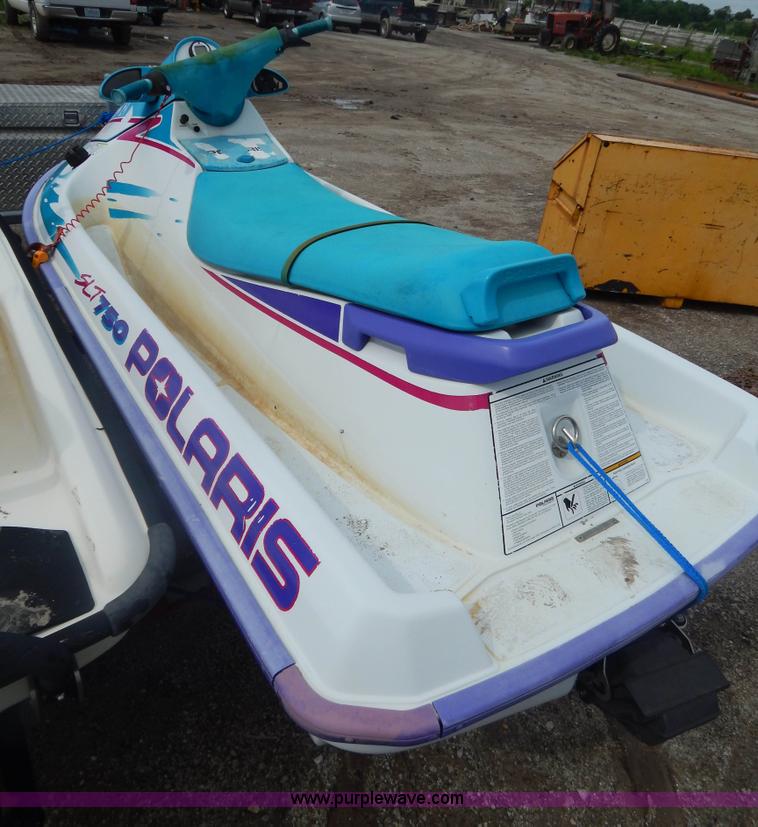 image for item AE9861 Two personal watercrafts and trailer