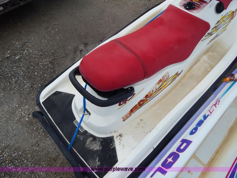 image for item AE9861 Two personal watercrafts and trailer