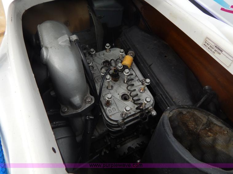 image for item AE9861 Two personal watercrafts and trailer