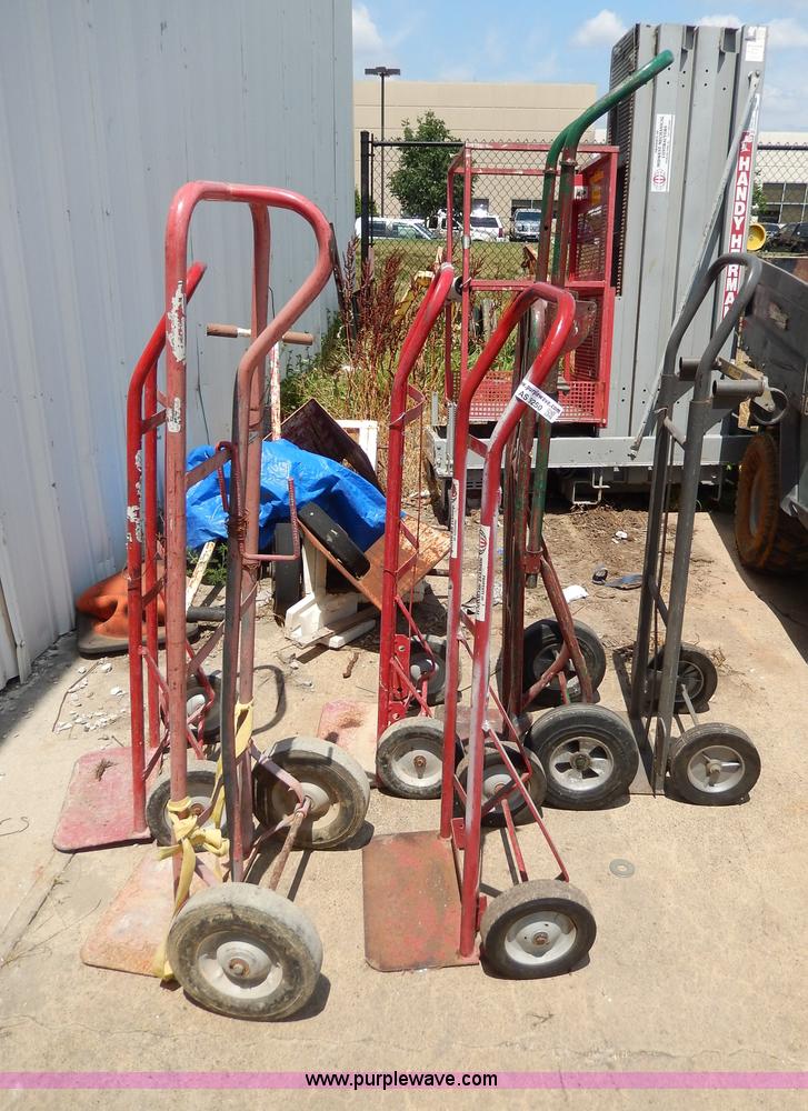 image for item AS9250 (6) assorted two wheel dollies