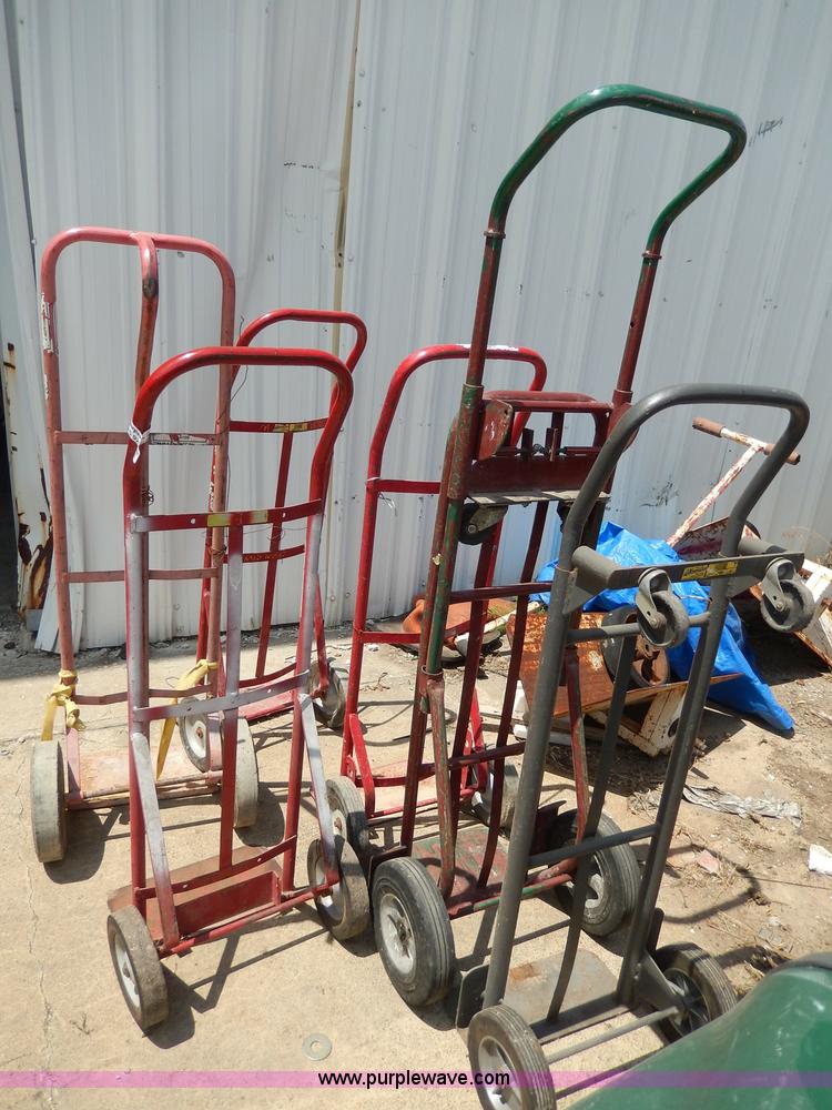 image for item AS9250 (6) assorted two wheel dollies