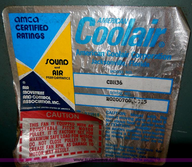 image for item AS9270 (3) CoolAir 42" industrial fans