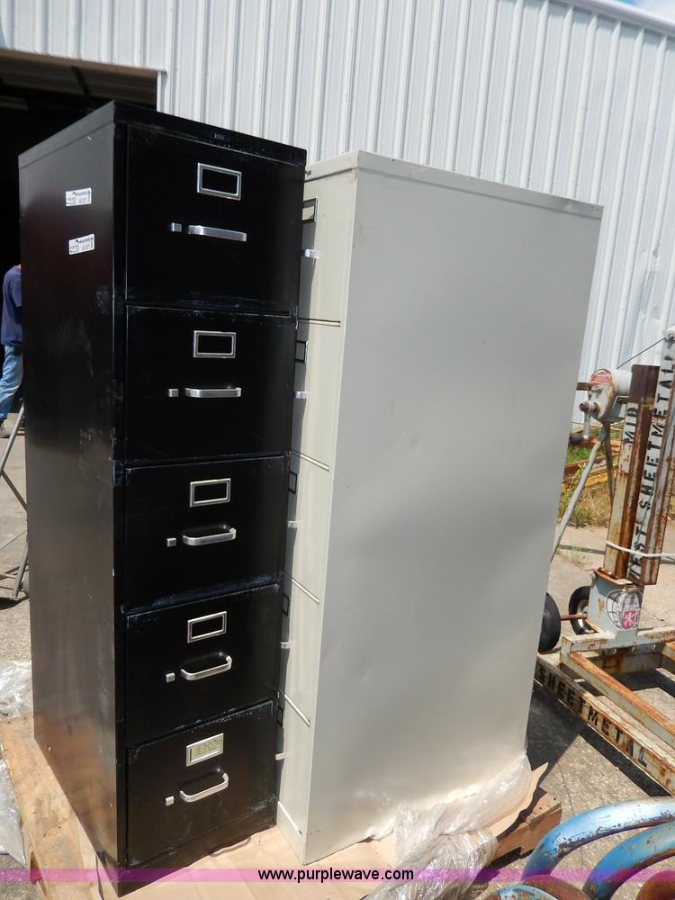 image for item AS9272 (10) four drawer filing cabinets