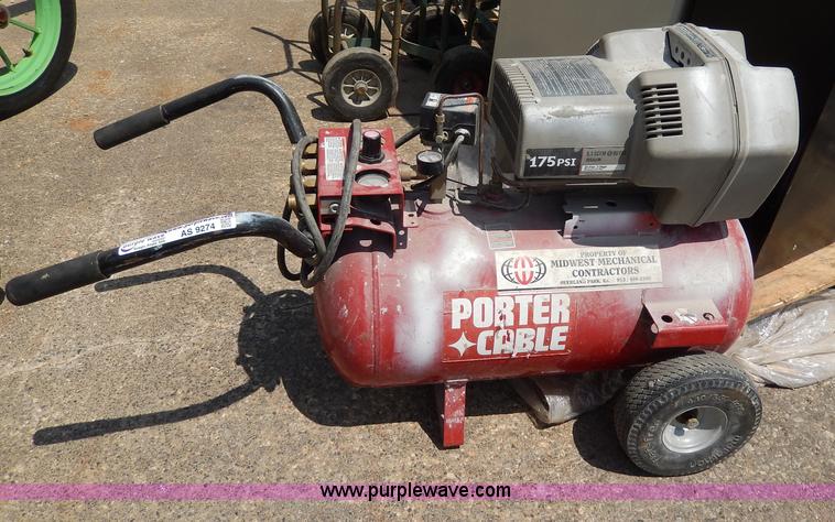 image for item AS9274 (2) Porter Cable air compressors