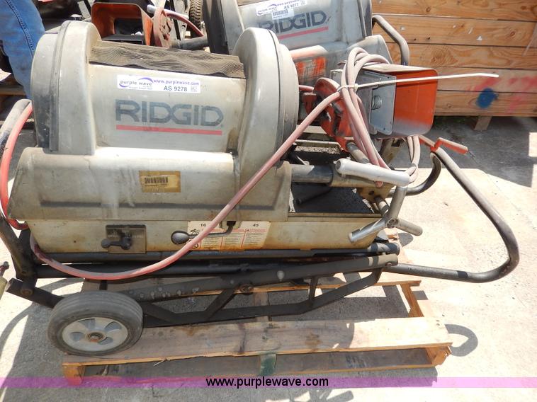 image for item AS9278 Ridgid 1822 pipe machine