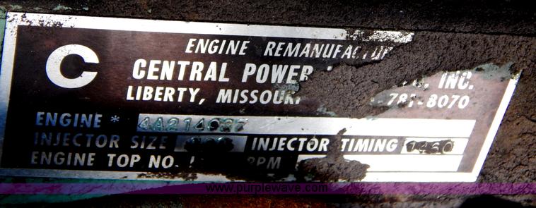 image for item AW9246 Detroit 471 power unit