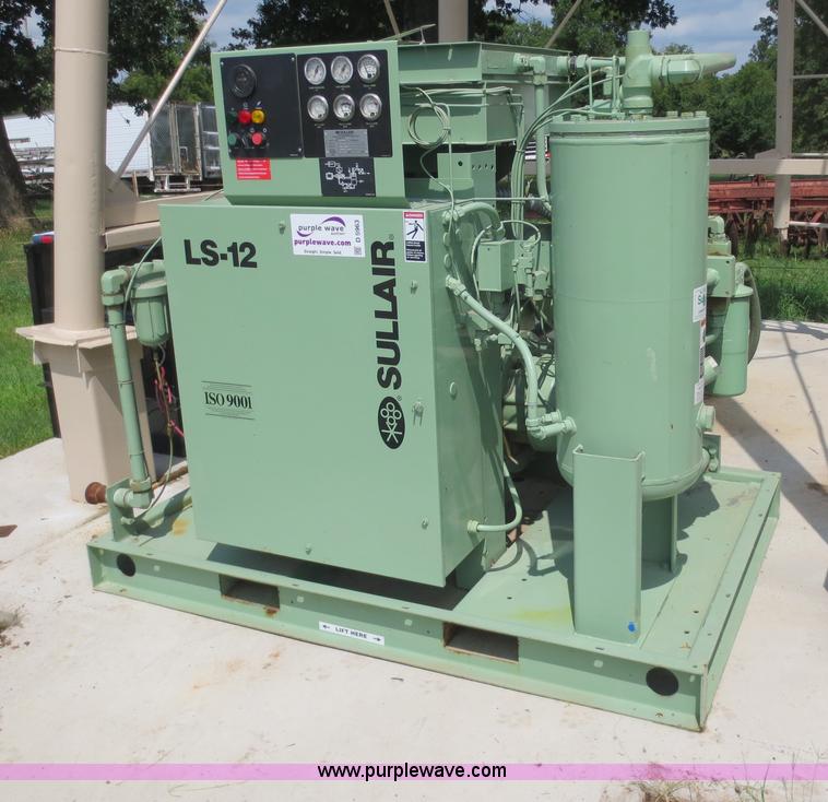 image for item D5963 1998 Sullair LS-12 screw air compressor
