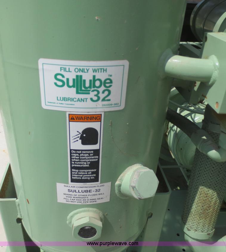 image for item D5963 1998 Sullair LS-12 screw air compressor