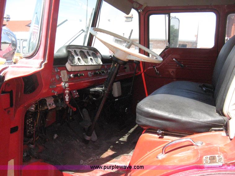 image for item D8475 1969 Ford 1000 Super Duty firetruck