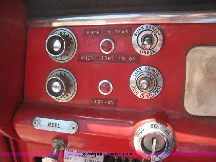 image for item D8475 1969 Ford 1000 Super Duty firetruck