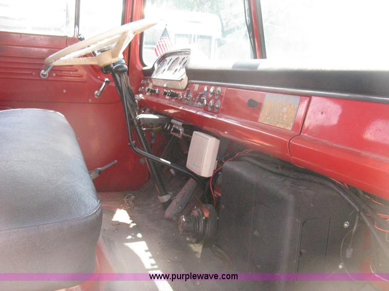 image for item D8475 1969 Ford 1000 Super Duty firetruck