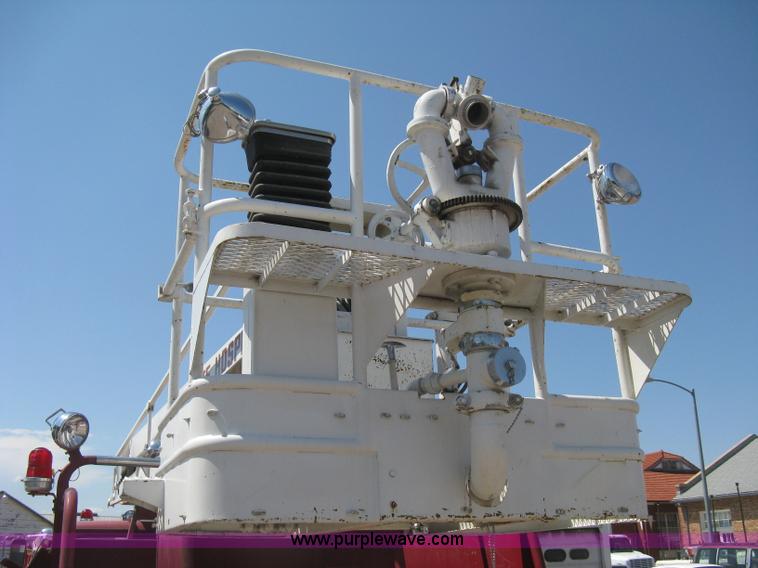 image for item D8475 1969 Ford 1000 Super Duty firetruck