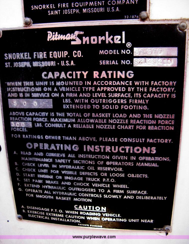 image for item D8475 1969 Ford 1000 Super Duty firetruck