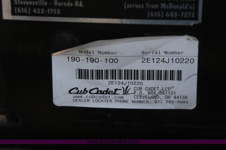 image for item E2279 Cub Cadet ZTR mower