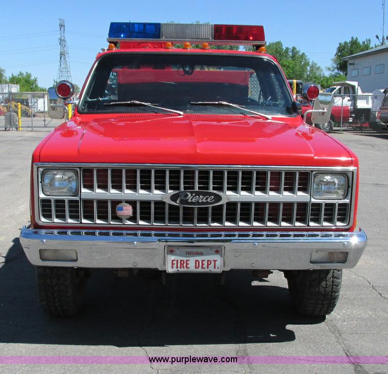 image for item E5142 1981 Chevrolet K30 firetruck