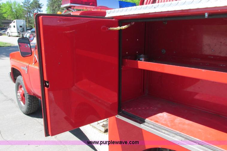 image for item E5142 1981 Chevrolet K30 firetruck