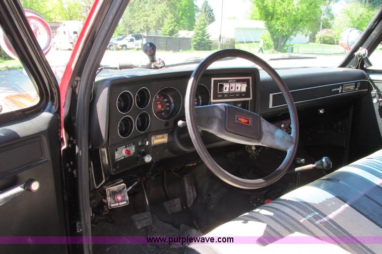 image for item E5142 1981 Chevrolet K30 firetruck
