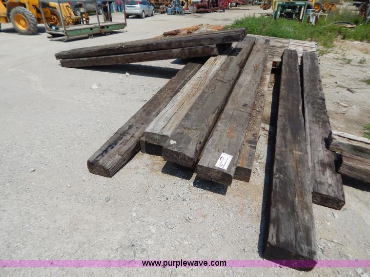 image for item G3368 (13) Creosote soaked railroad ties