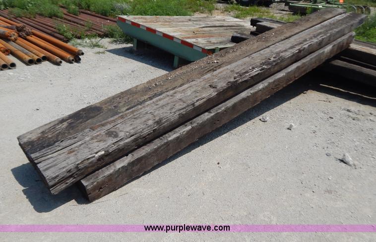 image for item G3368 (13) Creosote soaked railroad ties