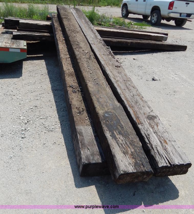 image for item G3368 (13) Creosote soaked railroad ties