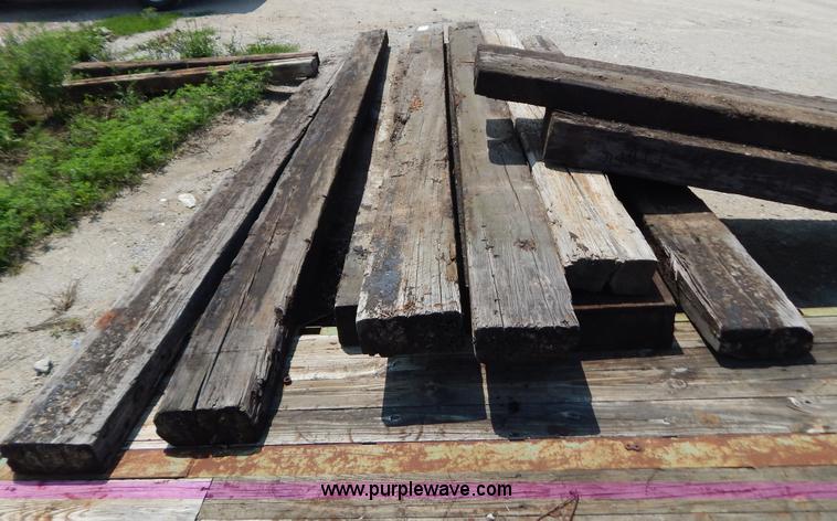 image for item G3368 (13) Creosote soaked railroad ties