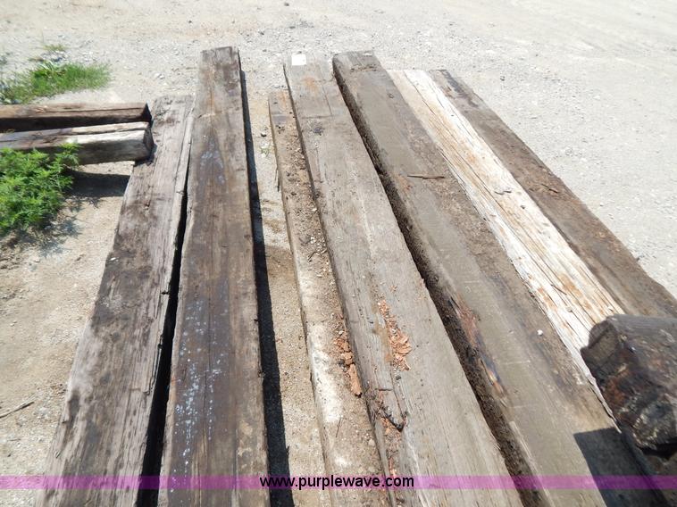 image for item G3368 (13) Creosote soaked railroad ties