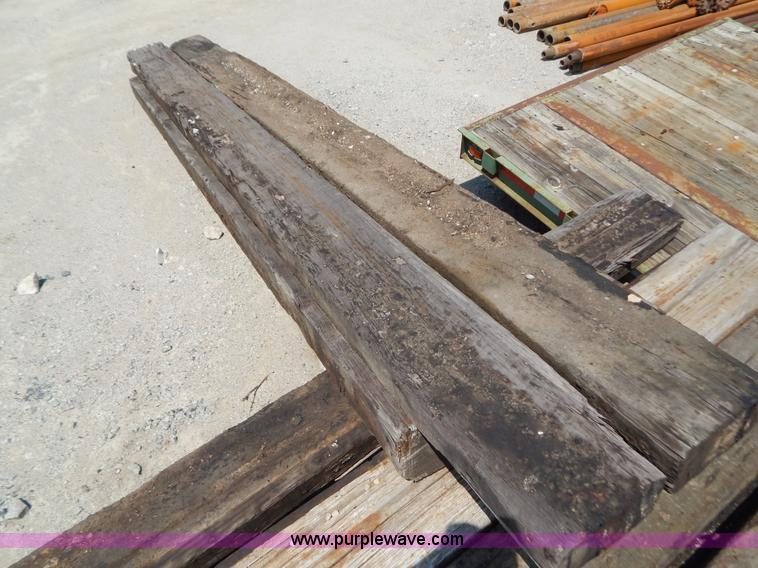 image for item G3368 (13) Creosote soaked railroad ties