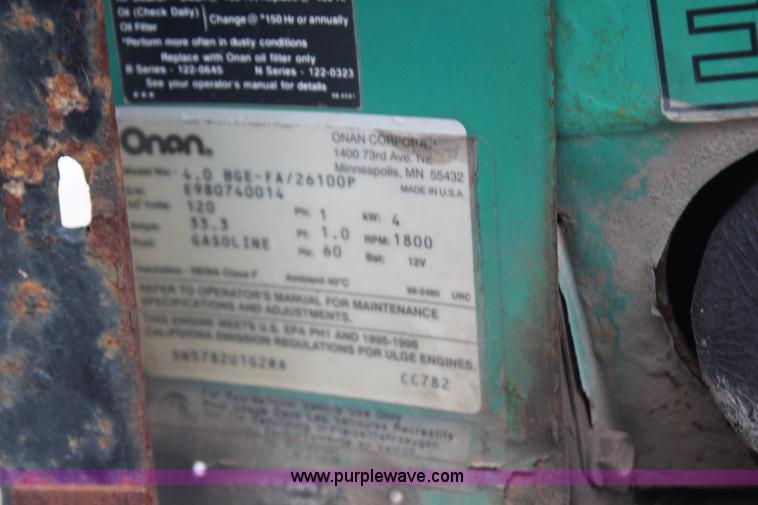 image for item G5388 1990 Grumman P30 step van