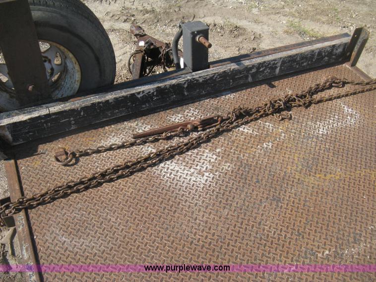 image for item H6480 2002 PJ tandem axle flatbed trailer