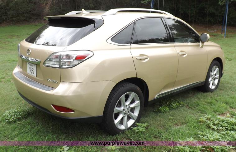 image for item I7672 2010 Lexus RX350 SUV