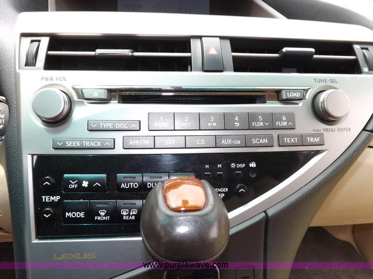 image for item I7672 2010 Lexus RX350 SUV