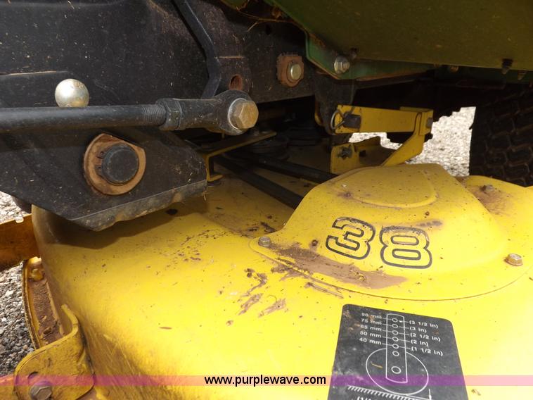 image for item I7674 John Deere 320 lawn mower