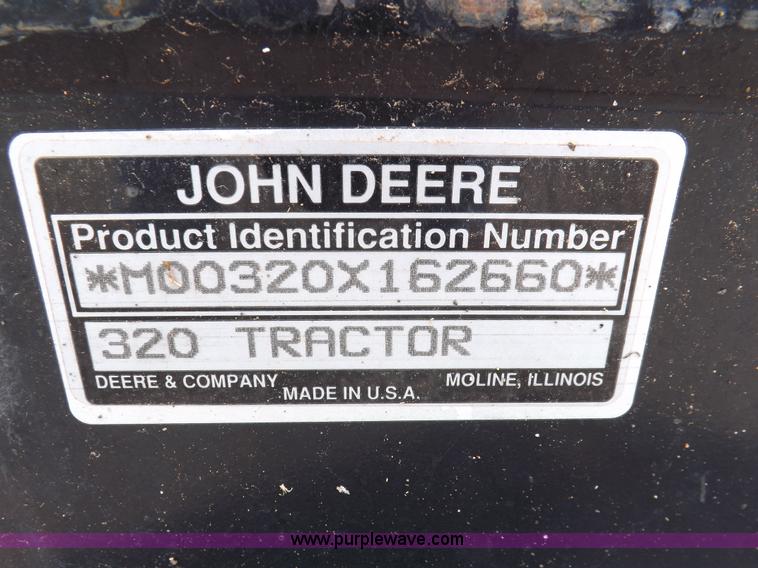 image for item I7674 John Deere 320 lawn mower