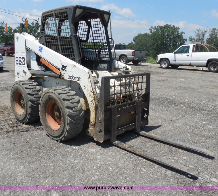 image for item G8595 1999 Bobcat 863 skid steer